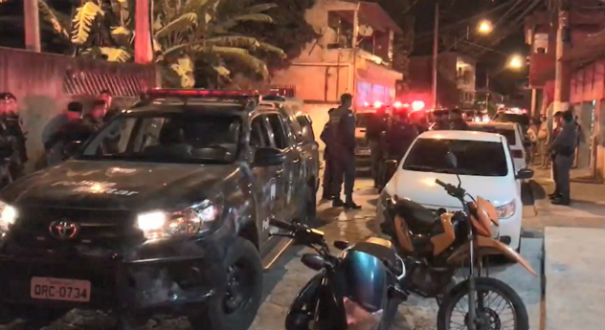 Operação Mandela: polícia fechou um baile funk em Vila Velha. Crédito: Reprodução
