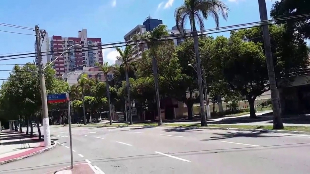 Rua da Praia do Canto, bairro alvo de dependentes químicos e ladrões. Crédito: Divulgação