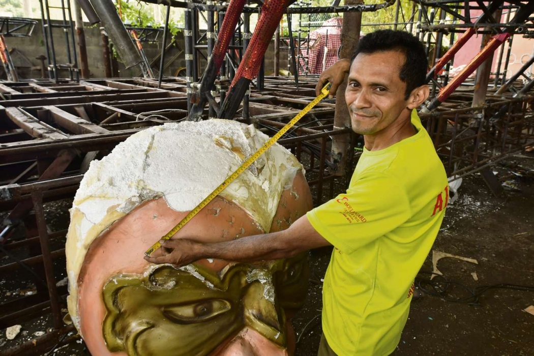 Gildo é o responsável pela cenografia da MUG